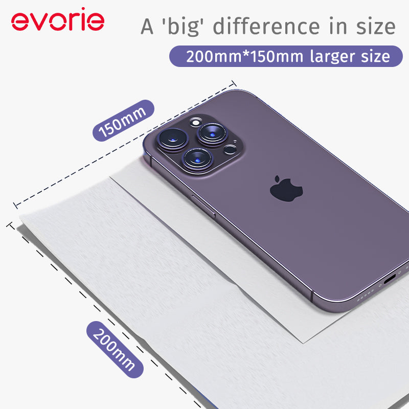 Evorie Premium Cotton Dry Baby Wipes (100 Sheets/pack)