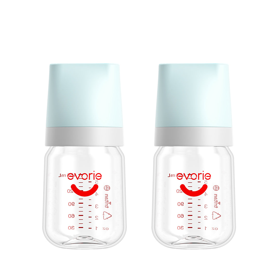 Tritan Wide-neck Baby Milk Feeding Bottle Bundle Set 160mL