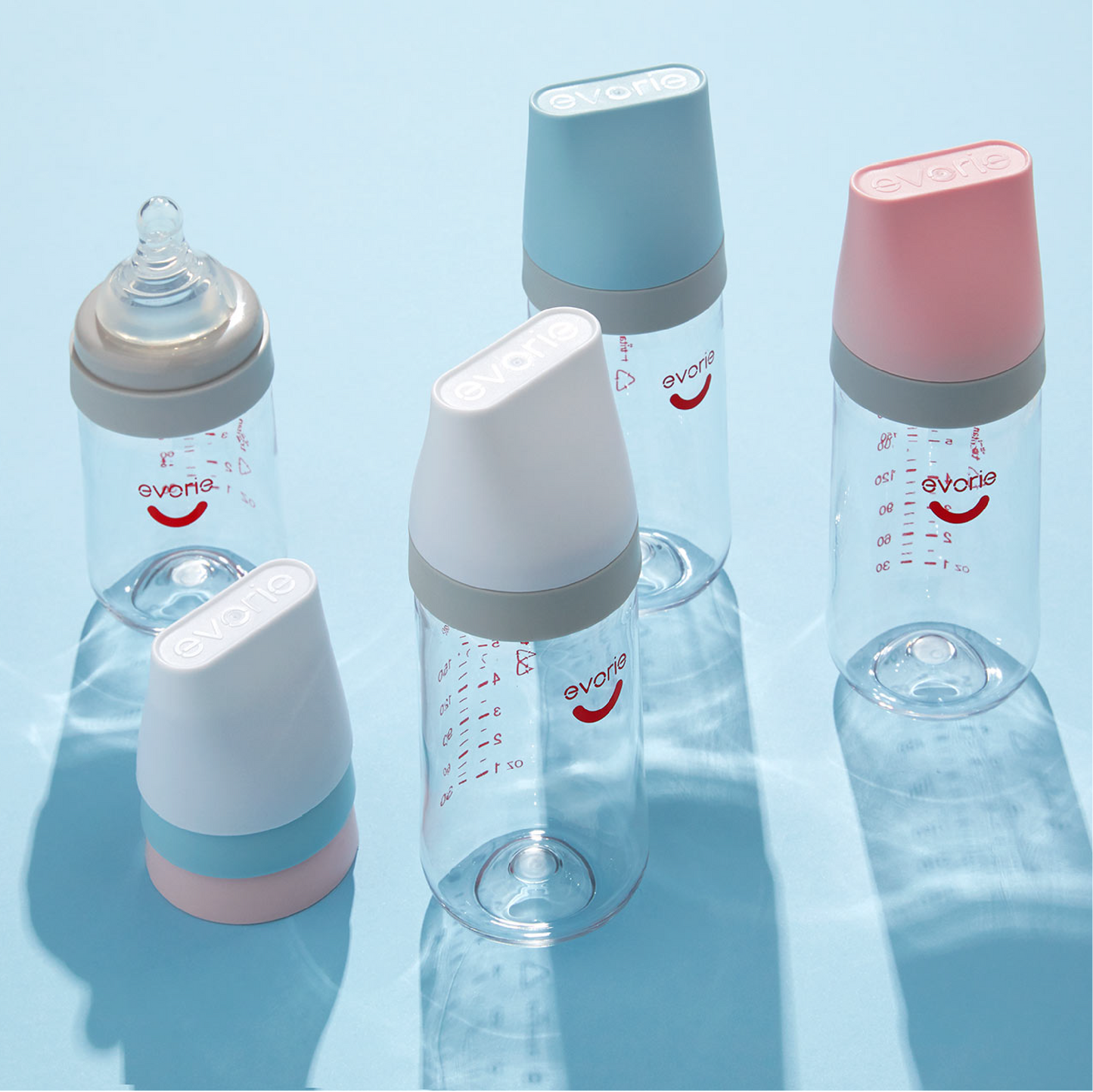 Evorie Tritan Wide-neck Baby Milk Feeding Bottle 160mL/5oz