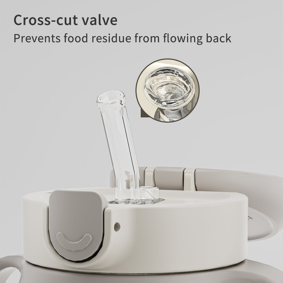 Evorie Tritan Kids Straw Water Bottle Mug 300mL, Dachshund