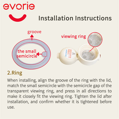 Stainless Steel Vacuum Bottle 350mL Replacement Straw Set