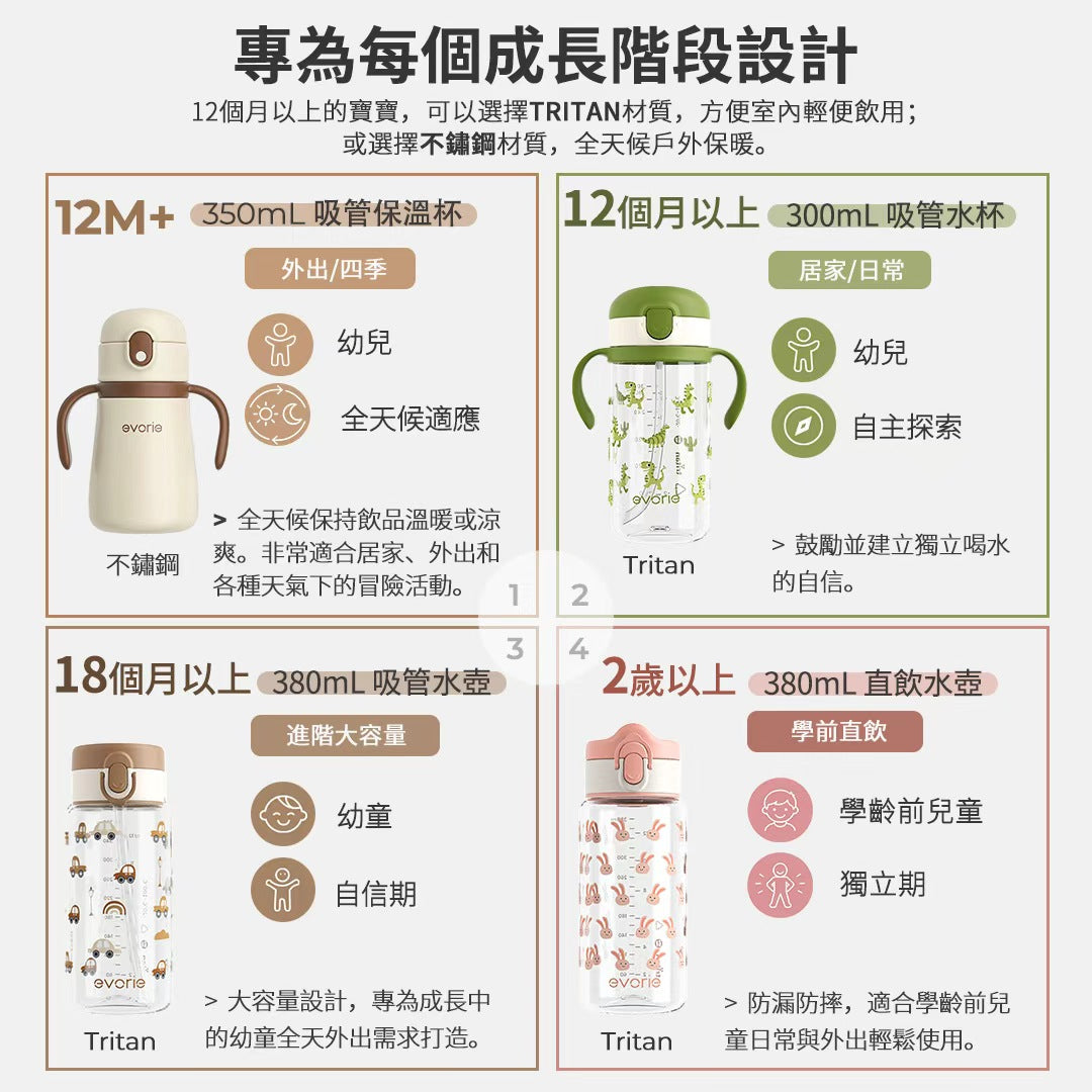 300mL吸管水杯 (團購)