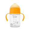 Evorie Tritan Baby 360 Straw Water Bottle Sippy Cup 200mL, Apricot