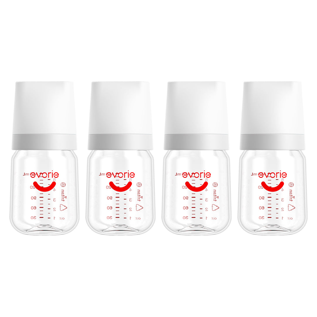 Tritan Wide-neck Baby Milk Feeding Bottle Bundle Set 160mL