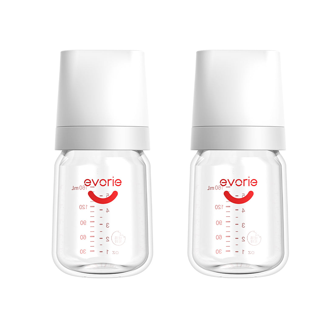 Tritan Wide-neck Baby Milk Feeding Bottle Bundle Set 160mL