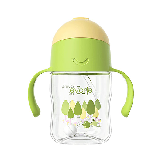 Botol Minum Sedotan Evorie Tritan Bayi 360 Gelas Minum Anti Tumpah 200mL, Amazon
