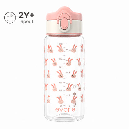 Evorie Bình nước vòi uống Tritan cho bé Evorie 380mL
, Sweet Pink