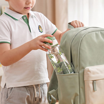 Botol Minum Anak Evorie Tritan Berdot 380mL, Rex Dino