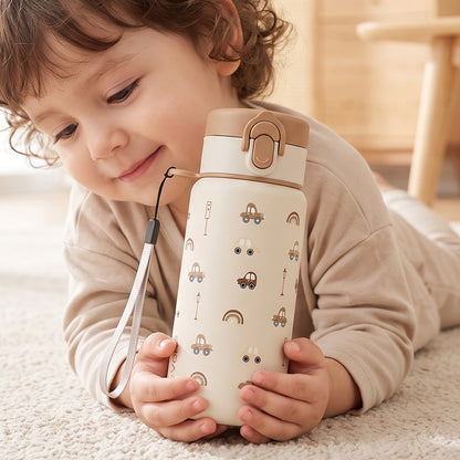 Stainless Steel Vacuum Bottle 380mL, Choco Car