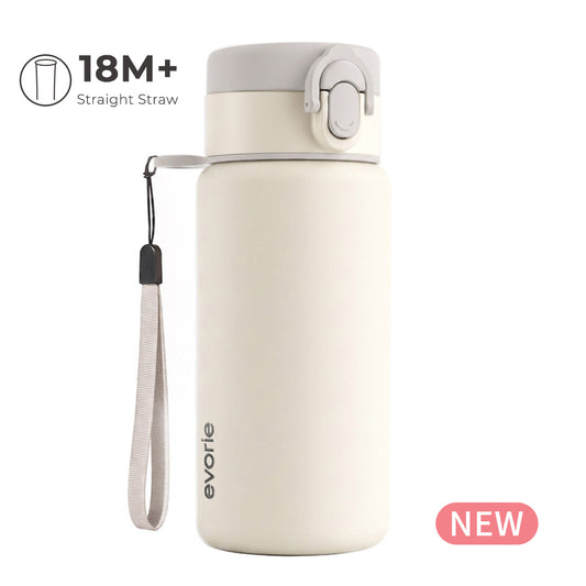 Stainless Steel Vacuum Bottle 380mL, Creamy Apricot