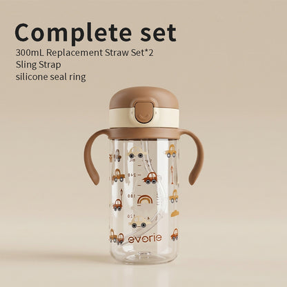 Botol Sedotan Tritan 300mL Set Lengkap