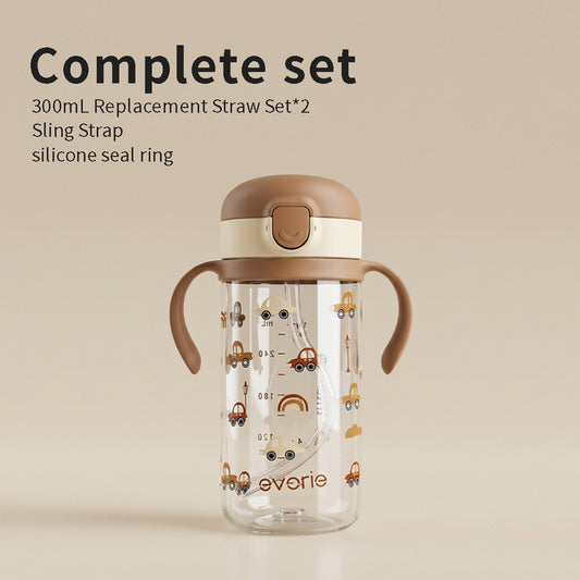 Botol Sedotan Tritan 300mL Set Lengkap
