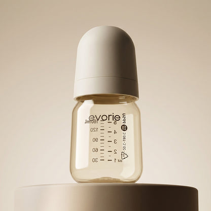 Evorie PPSU Wide-neck Baby Milk Feeding Bottle 160mL/5oz - Slate Mist