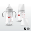 Tritan Wide-neck Baby Milk Feeding Bottle Starter Set 160mL+240mL