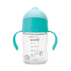 Evorie Tritan Baby 360 Straw Water Bottle Sippy Cup 200mL, Mint