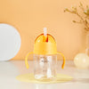 Tritan Gravity Straw Sippy Cup Water Bottle 200mL Apricot - Evorie Moment