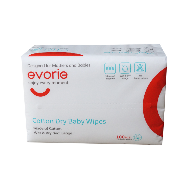 Dry best sale baby wipes