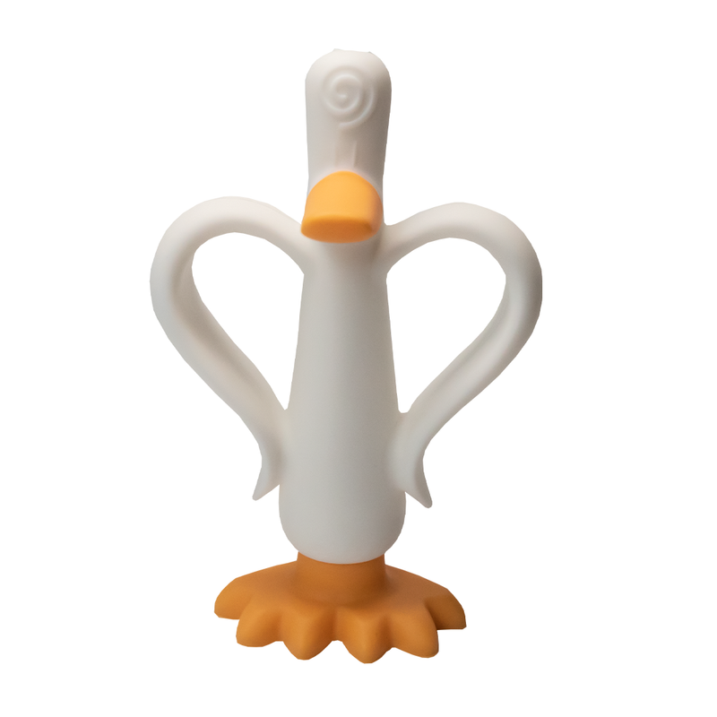 Evorie Dippy Duck Baby Teether, 6 months+