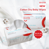 Evorie Premium Cotton Dry Baby Wipe (100 wipes/pack)