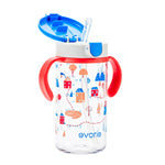 Evorie Tritan Kids Straw Water Bottle Mug 300mL, Happy Valley BR
